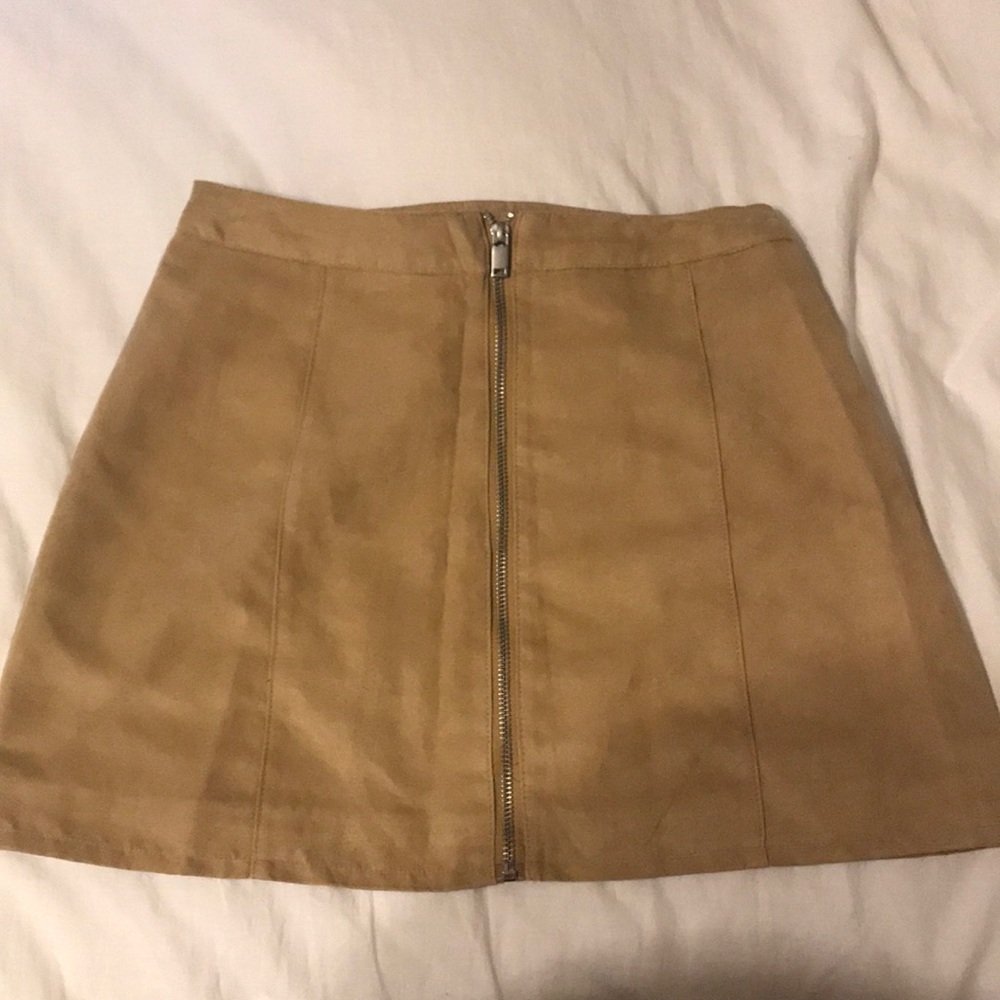 H & M Divided tan mini skirt
